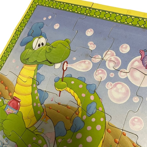 Eureeka's Castle 25 Pcs Golden Puzzle Magellan Cooey Nickelodeon 1990 Vintage - Picture 4 of 11